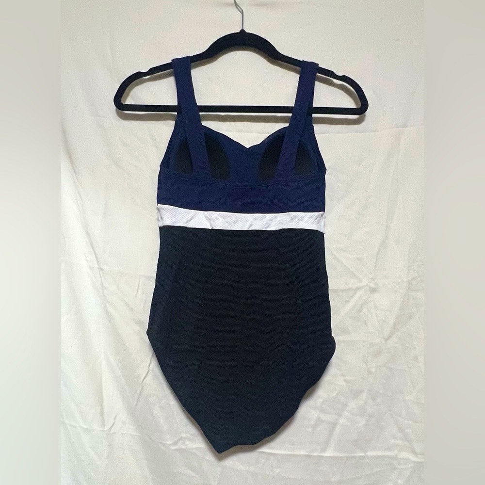 NWT Tommy Bahama Colorblock One Piece Tummy Control Swimsuit Summer Beach - Picture 8 of 11
